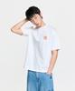 Emelbi Vintage Sportive Cursive Graphic Short Sleeve T-Shirt Ny (Ivory)