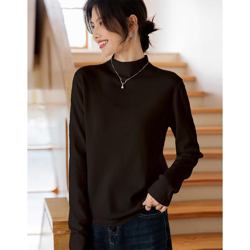 

Mokana Women s Classic Basic Long-Sleeve Knit Top One Size