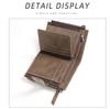 Men's RFID Anti-Theft Vintage PU Zipper Wallet & Multifuntional Card Holder