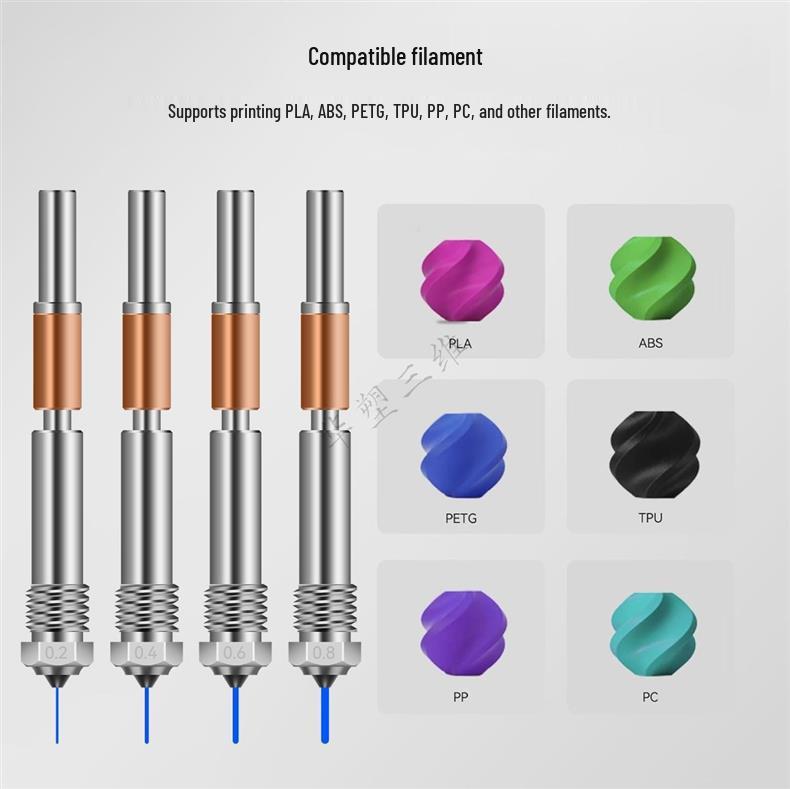 Tuozhu 4.0 Upgraded Bimetallic Nozzle Extruder Head for 3D Printers