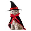 Cloth Halloween Pet Cloak Soft Dog Witch Costume Dog Accessories Pet Witch Cloak  Cosplay Party