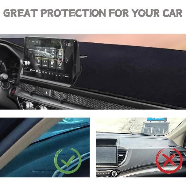 POSAID For Honda CRV Dash Cover  2024 2025 Dashboard Cover Mat  Fit For Honda CR-V, Black
