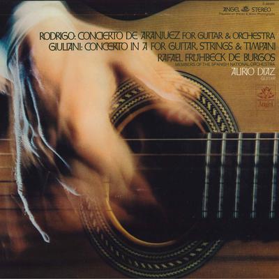 Płyta LP RODRIGO / GIULIANI - ALIRIO DÍAZ ME - Concierto De Aranjuez Na Gitarę & S36496 ANGEL US Klasyczna Używana