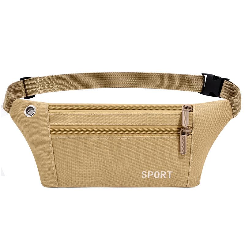 Durable Canvas Waist Bag for Seniors, Large Capacity Phone & Money Pouch, Wear-Resistant Crossbody for Men and Women