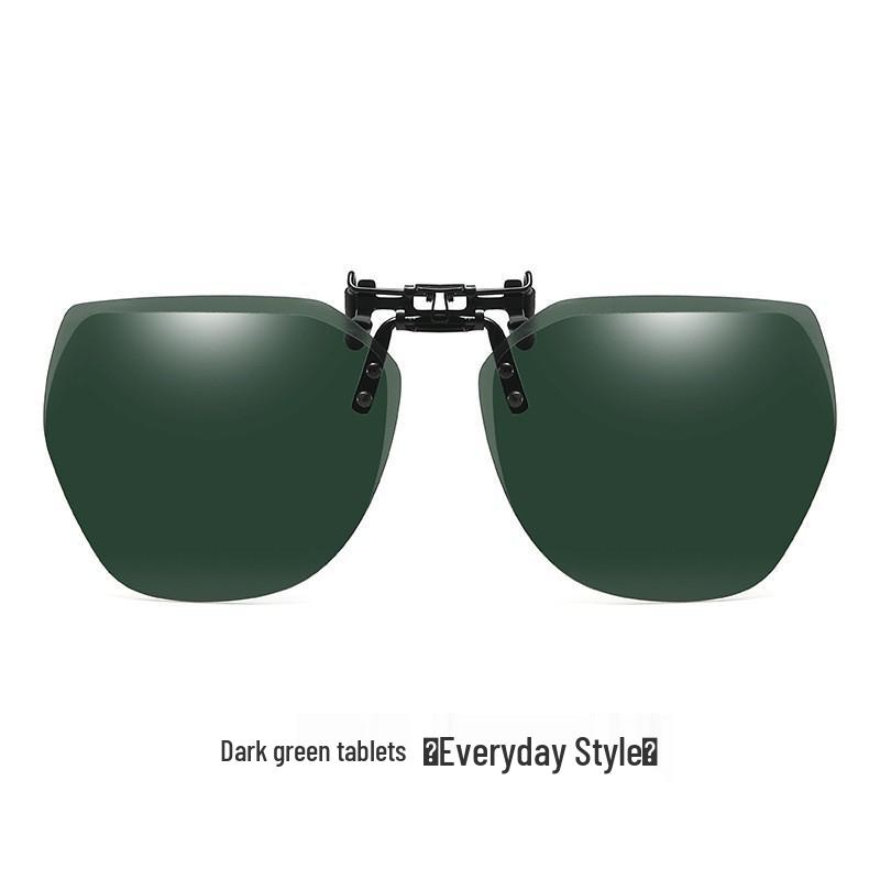 Rimless Polarized Clip-on Prescription Sunglasses: Fashionable Outdoor & Night Vision