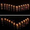 Electric Candles Yellow Light Battery Operated Tea Light Candles Decorative Candle Flickering Flame for Indoor Outdoor Use