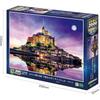 Epoch 2000 Super Small Piece Jigsaw Puzzle Overseas Scenery: Sparkling Scenery At Dusk Mont Saint...