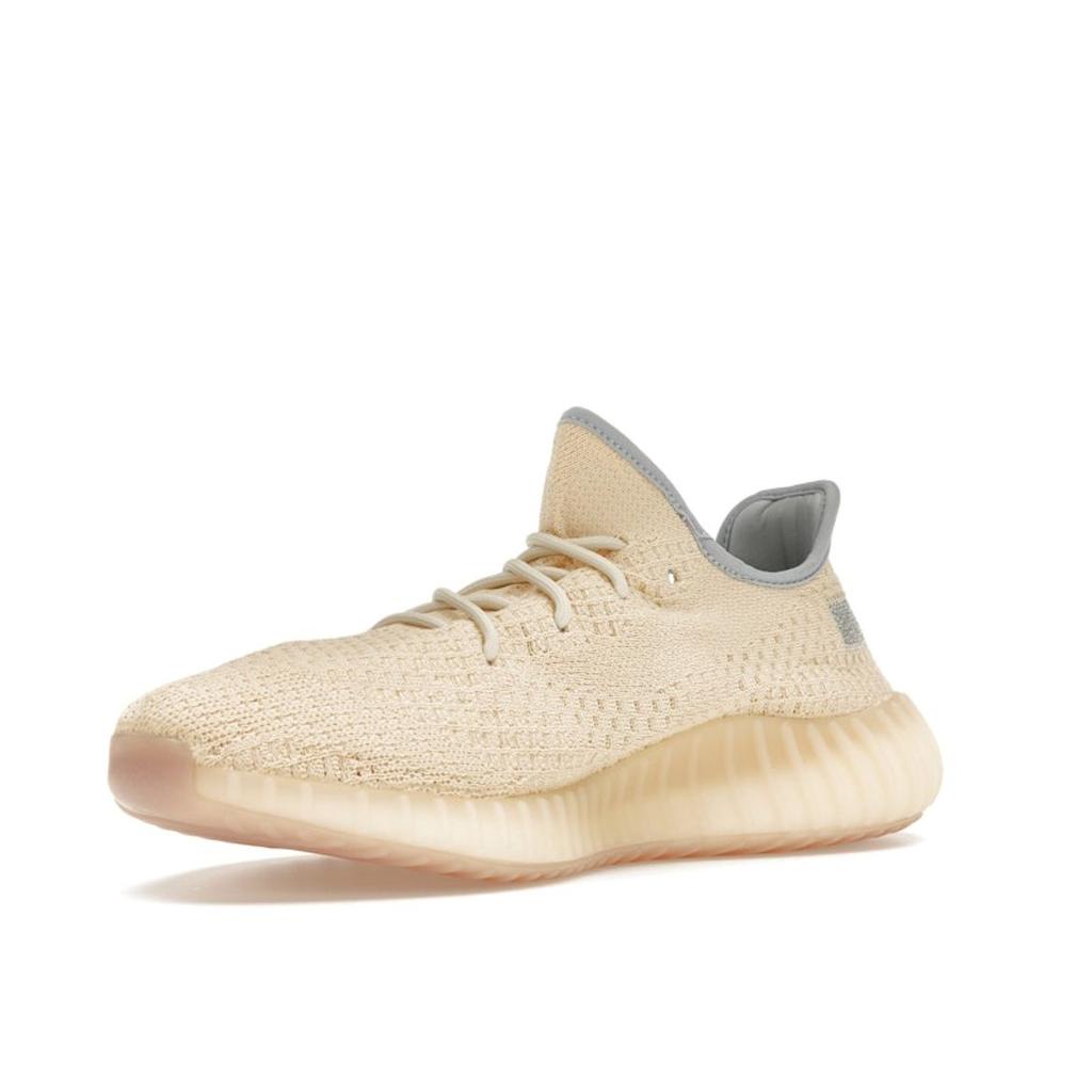 Adidas Yeezy Boost 350 V2 Linen Unisex Sneakers Yellow FY5158