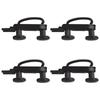 4 Pcs Stainless Steel Universal Roof Box Car Van Mounting Fitting Kit U-Bolts Clamps Car U-Bolts Clamps Roof Luggage