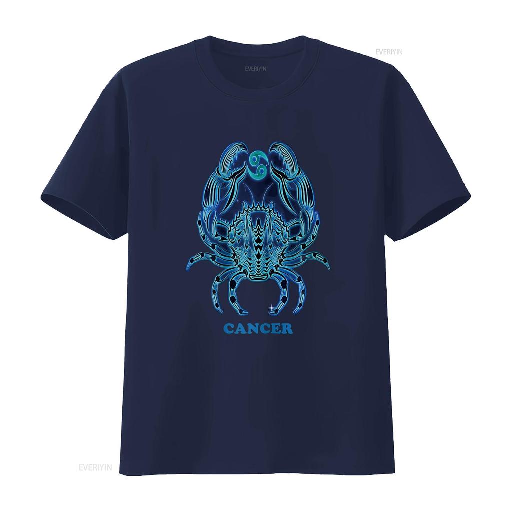Cancer Personality Astrology Zodiac Sign Horoscope Design T Shirt vintage Washed designer clothes Top For Everyday Wear Casual