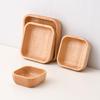 Yimiao Japanese-Style Wooden Salad & Snack Bowl