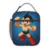 Astro Boy Anime Lunch Bag Picnic Lunch Box For Unisex Fun Designer Tote Food Bags Oxford Convenient Cooler Bag