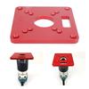 Trimming Flip Board Aluminum Alloy Router Table Plate Universal Woodworking Tool FSDZ04
