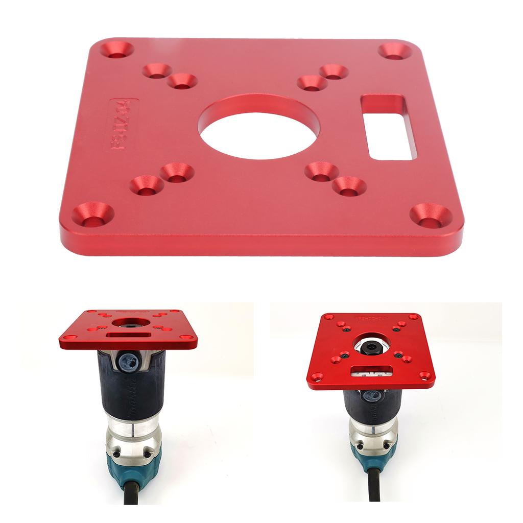 Trimming Flip Board Aluminum Alloy Router Table Plate Universal Woodworking Tool FSDZ04
