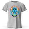 Neon Cyber Vision Creative Printed Cotton Short Sleeved Mens Loose Large Fashion Casual Tshirt Womens Y2K Street Style Top