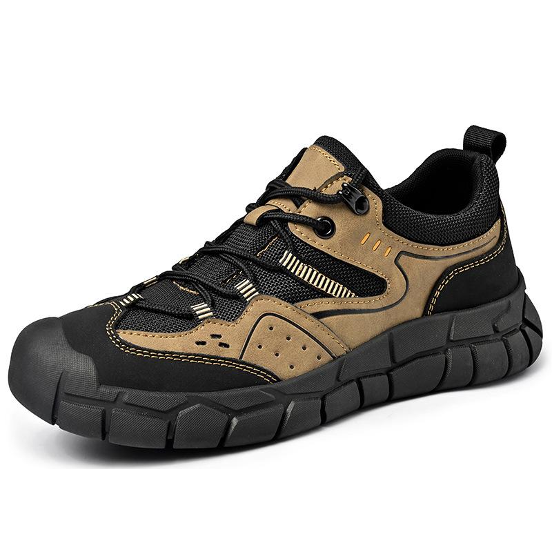 

Large size men s shoes new spring, summer and autumn breathable mesh casual shoes outdoor sports non-slip hiking hiking shoes 46