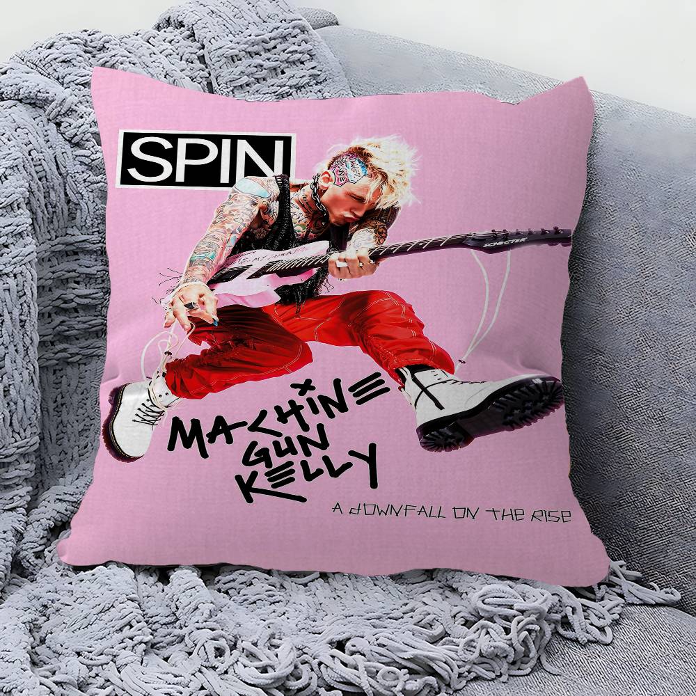 

Rapper MGK M-Machine Gun K-Kelly Pillow Gifts Home Office Furnishings Bedroom Sofa Car Cushion Cover Case 45x45cm 30cmx30cm