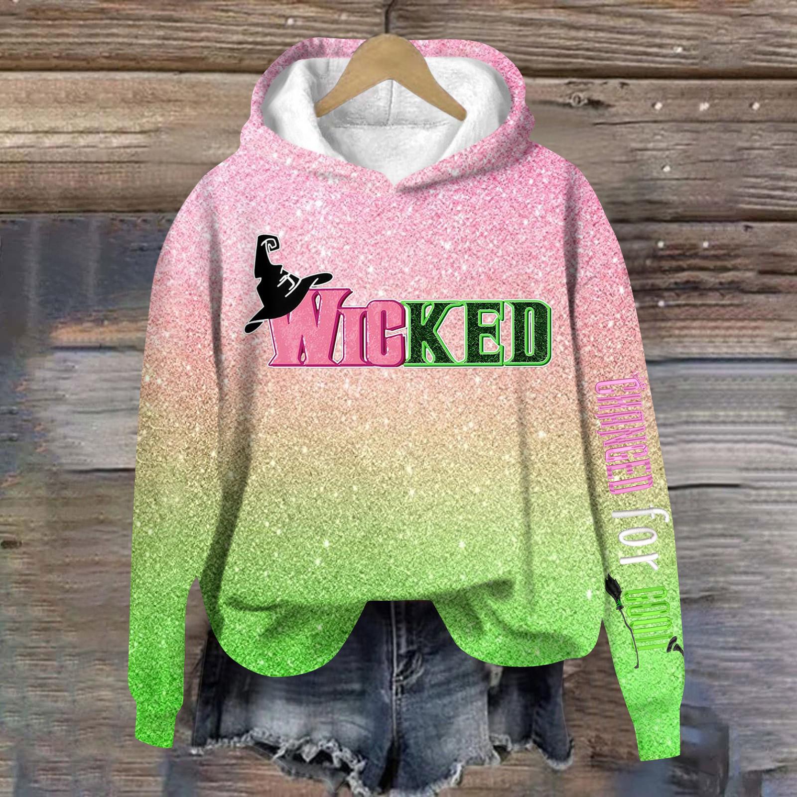 

Женская повседневная мода винная индейка семейный принт на День благодарения длинный рукав O-образный вырез пуловер толстовки L армия зеленый