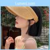Summer Straw Women Woven Sun Hat With Big Brim And Uv Shield For Beach Outdoor