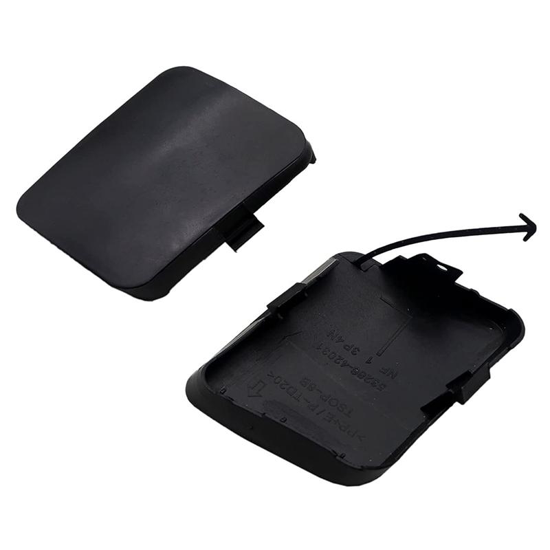 Front Left & Right Bumper Tow Hook Cover Cap For Toyota RAV4 2006 2007 2008 53285-42930 53286-42931