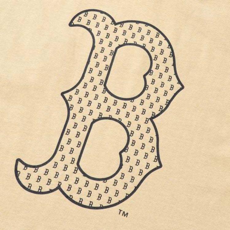 New MLB Boston Red Sox T Shirts Unisex Khaki 3ATS02114-43BGS