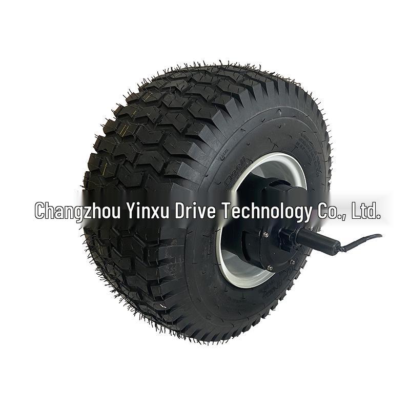 18-Inch Wide Tire Low-Speed Brushless Encoder Motor for Unmanned Engineering and Logistics Vehicles
