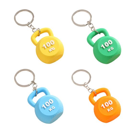 Keychain Pendant Sports Style Imitation Mini Kettlebell Keyring Fitness Enthusiasts Key Holder Backpack Accessories