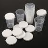 Measuring Cups With White Lids Cap 10pcs Container