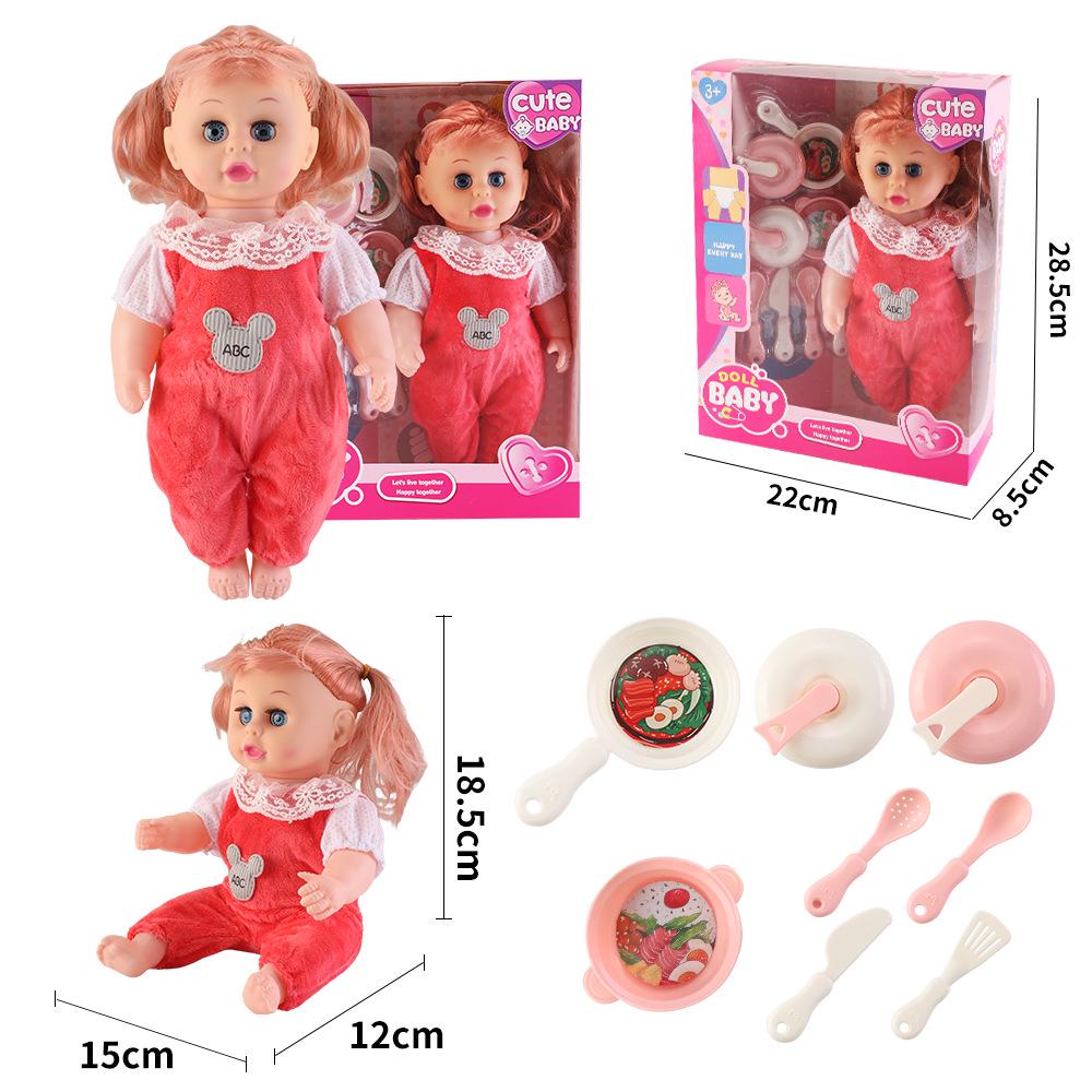 12-Inch Soft Talking Baby Doll Sleep Companion Toy - Ideal Gift for Girls