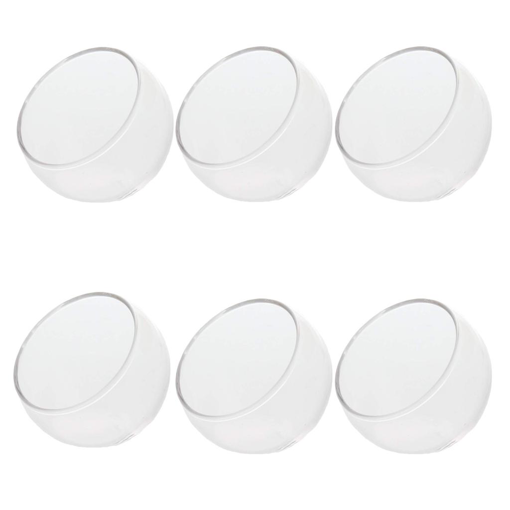 Tableware East Slanted Bowls, 40cc Glass, Set of 6