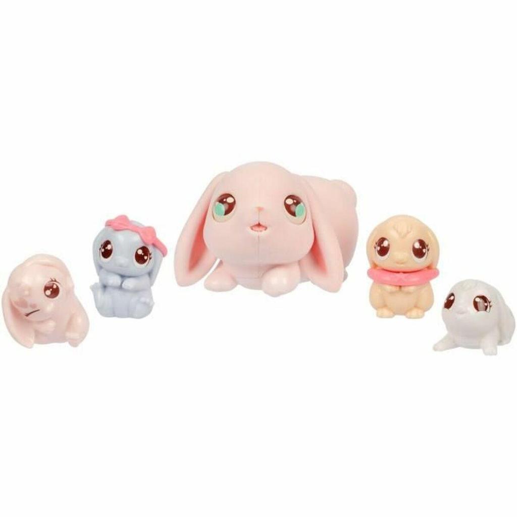 Little Live Pets Mama Surprise Stuffed Toy Interactive Baby Bunnies Rose