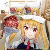 Miss Kobayashi's Dragon Maid Bedding Set Anime three-piece Set Adult Kid Bedroom Duvetcover Sets Kawaii Girls Conjunto De Cama