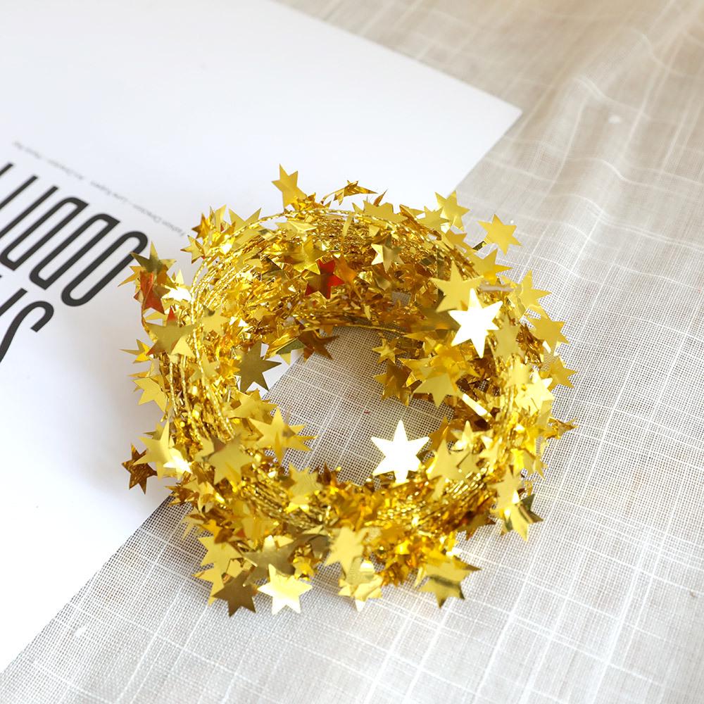 Qing Meng Raffia Five-Pointed Star Christmas Decoration