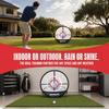 2pcs Foldable Golf Chipping Net Nylon Golf Net Compact Golf Practice Net  Swing Accuracy