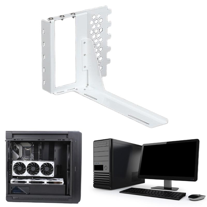 Metal Graphics Card Bracket For Vertical GPU Display Optimizes Gaming Rigs Airflows And Stability