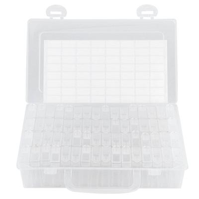 64Slots Diamonds Embroidery Accessories Diamonds Painting Boxes Cases Organizer Home Beads Storage