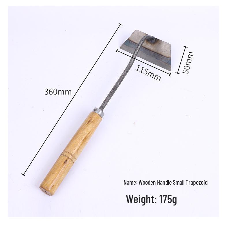 

Садовая мотыга с деревянной ручкой для посадки и прополки - Идеально подходит для фермеров и использования на открытом воздухе
