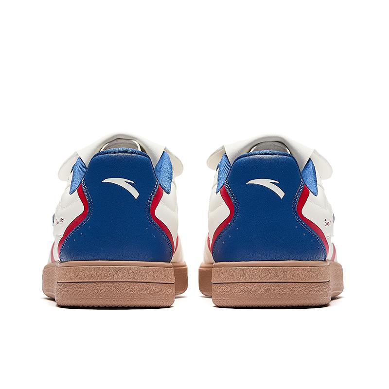 Anta Serie Lifestyle Zapatos Casuales Zapatillas de Hombre Marfil-Blanco Azul Elegante-Rojo 912638010-9