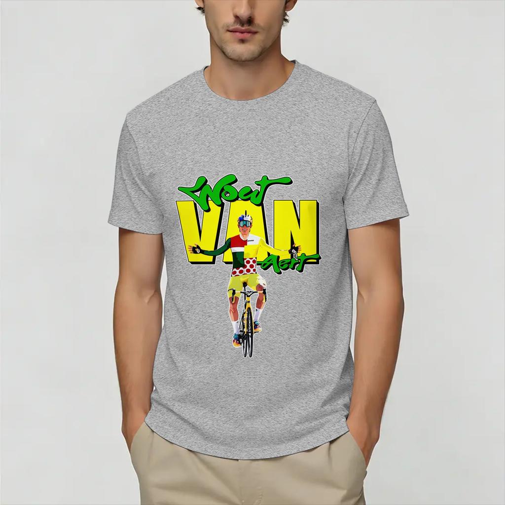 Wout Van Aert Unisex T Shirts Leisure Tee Shirt Short Sleeve Round Neck Tshirts Pure Cotton New Arrival Clothing