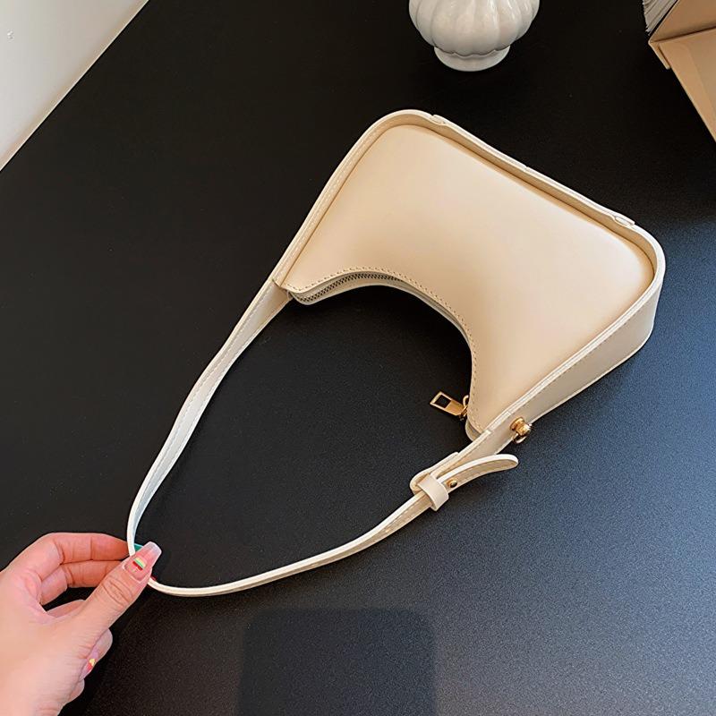 Solid Color Popular Underarm Bag New Small Fresh and Fashionable Casual Women's Bag Handbag Trendy Small Square Bag