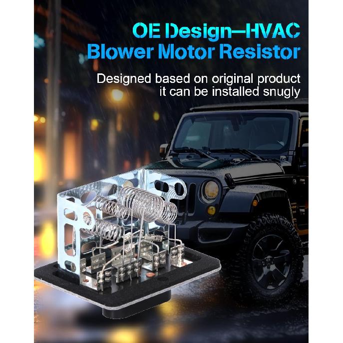 ECCPP Heater Blower Motor Fan Resistor Air Conditioning Replacement Parts Fit for 1995-2005 for Chevrolet Blazer /1998-1999 for Chevrolet C1500 C2500