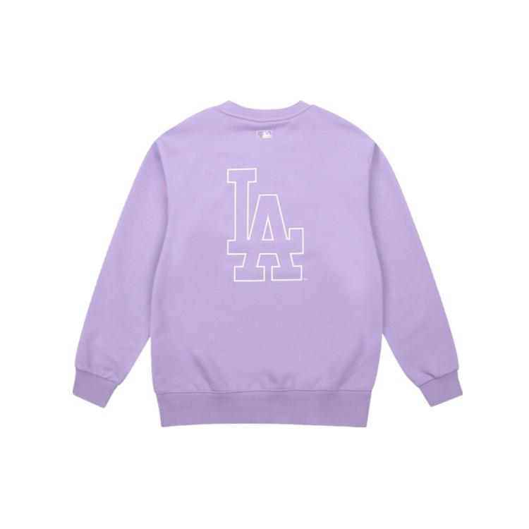 MLB Los Angeles Dodgers Sweatshirt Unisex Light Purple 31MT04111-07V M
