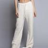 Women's Fashion Leisure Solid Color Drawstring Loose Comfortable Warm Plush Pants