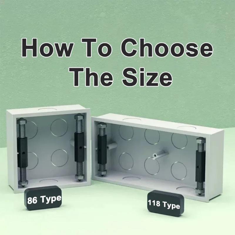 Wall Switch Socket Cassette Repair Kit Universal Insulate Socket Box Screw Support Rod Wrench 86/118 Type Electrical Accessories