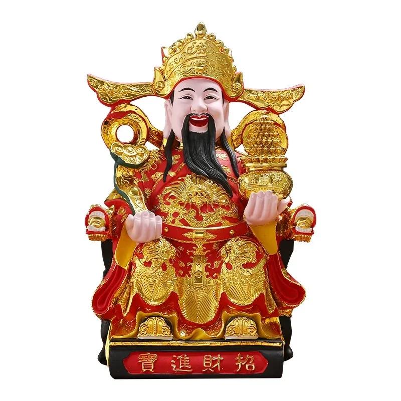 30cm CAI Shen Statue, CAI Shen, Caishen, Wencaishen, Gott des Glücks, Gott des Reichtums, Zhao CAI, Feng Shui Dekor, Feng Shui Geschenk
