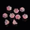 20pcs Colorful Lily of The Valley Flower Shape Bead 12x11mm Lampwork Glass Loose Beads for DIY Craft Jewelry Making Accessories