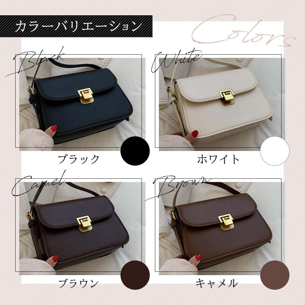 Sac Ita pour Femme Lilly Flora, Sac à Bandoulière, Parfait pour les Mariages, le Bureau, le Quotidien et les Trajets. Mode Coréenne, Mignon et Élégant, Blanc.