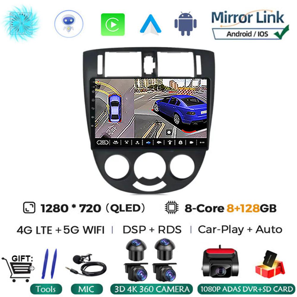 For Chevrolet Lacetti J200 For Buick Excelle Hrv For Daewoo Gent Android 14 Radio GPS Navigation Stereo Multimedia Player 2din