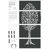 Garden Gate Black 85 X 200 Cm Powder Coated Steel