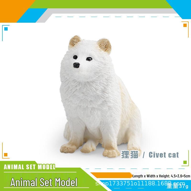 Children's Cognitive Simulation: Wild Animal Models - Rain Frog, Clown Frog, Otter, Seal, Pufferfish, Raccoon, Cat Ornament